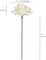 Cream White Silk Rose Picks: Set of 100, 8" Stems, 3" Wide, Floral Home by Artificial Flowers